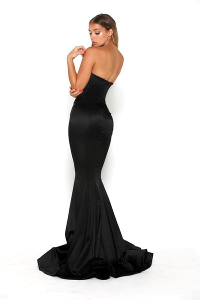 STELLA GOWN NO SPLIT BLACK