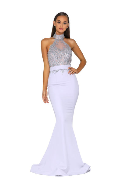 PS5027 GOWN SILVER